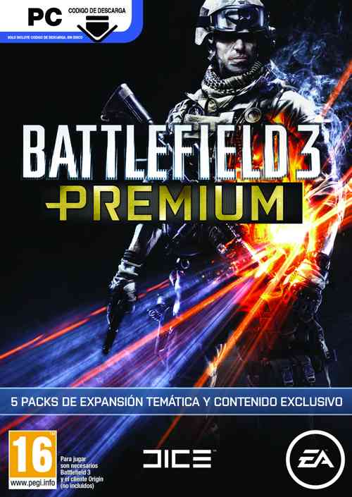 Battlefield 3 Premium Service  Code In A Box  Pc